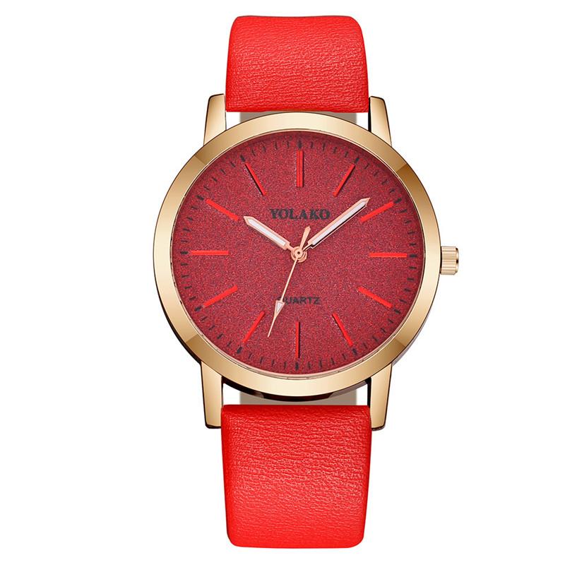 New Luxury Leather Quartz Women's Watch Ladies Fashion Watch Women Wristwatch For Women and Girls