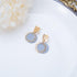 New Korean Luxury Acrylic Heart Epic Earrings Minimalist Drop Elegant Earrings Jewerly For Women