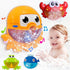 Baby Bath Toys Bubble Machine Crabs Frog Music Kids Bath Toy Bathtub Soap Automatic Bubble Maker