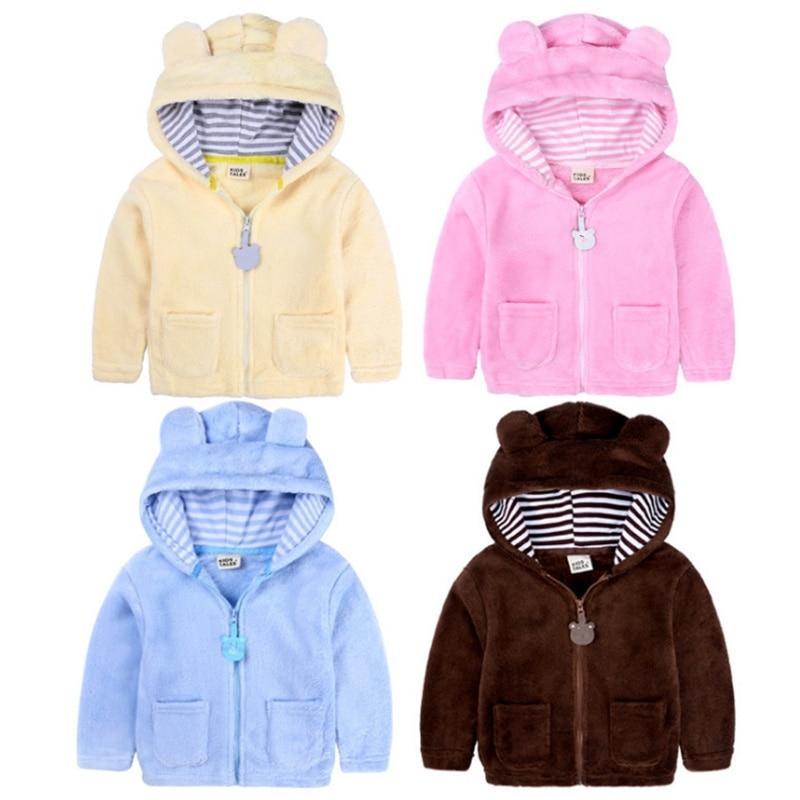 High Quality Baby New Trend Outerwear Newborn Baby  Cotton  Hooded Jacket for boys And Girls Coat For Kids