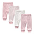 3/4PCS/SET Newborn Pants Cartoon Design Four Seasons Baby 100%Cotton Soft Girl Pants Baby Boy trousers Pants 0-24M For Kids