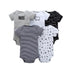 5PCS/SET Baby Bodysuit Newborn Clothes Short Sleeve Cotton Unisex Body Clothing Pajams for Kids