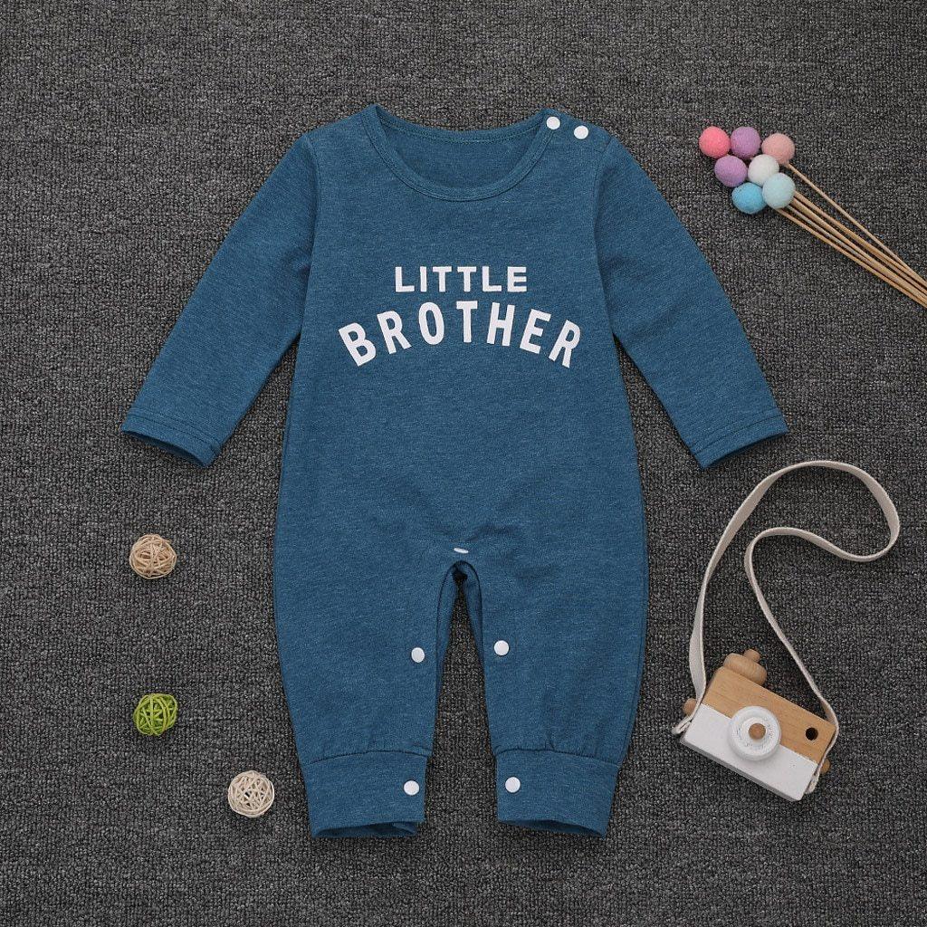 Newborn Baby Button Letter Long Sleeve Romper / jumpsuit for baby girls and boys.