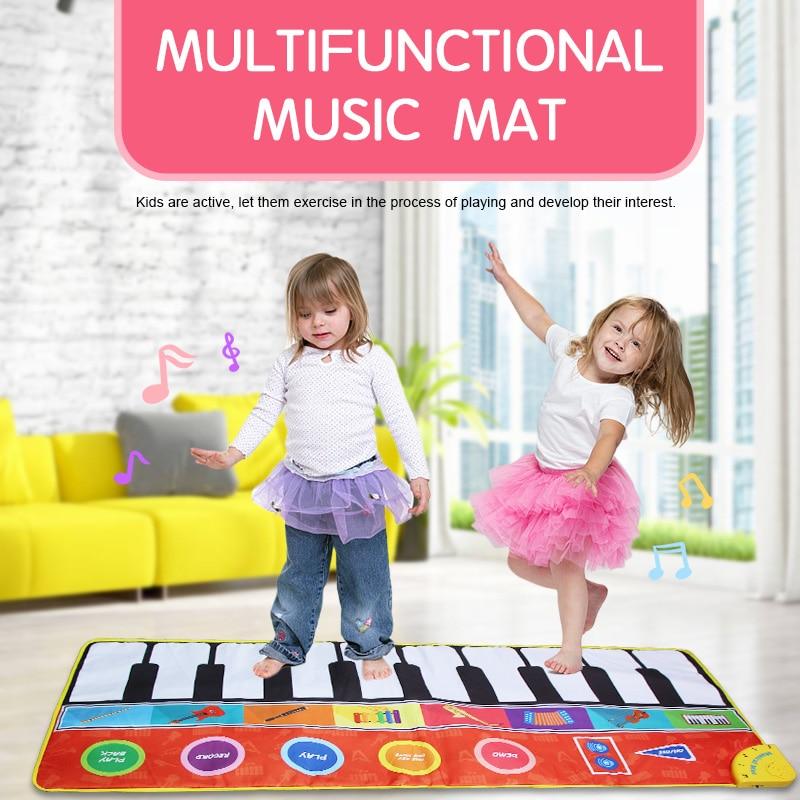 Children Musical Toys Crawling Piano Carpet Educational Toy Kids Baby Touch Play Game Mats Gift For Kids