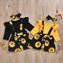 Baby Girls New Fashion Sunflower Floral Romper Toddler Dress Newborn Headband Outfits Girl Sundress Clothes Set