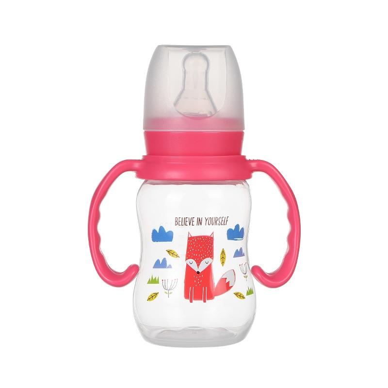 Baby Durable  Infant Nursing Bottle Feeding Cup With Grip High Quality Nipple Baby Feeding Bottle