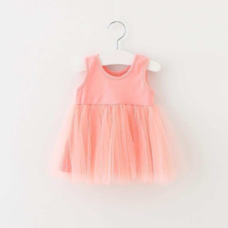 Baby Princess Summer Dress Birthday Party Dress For Girl and Babies Without Sleeveless For Kids and Baby Girl