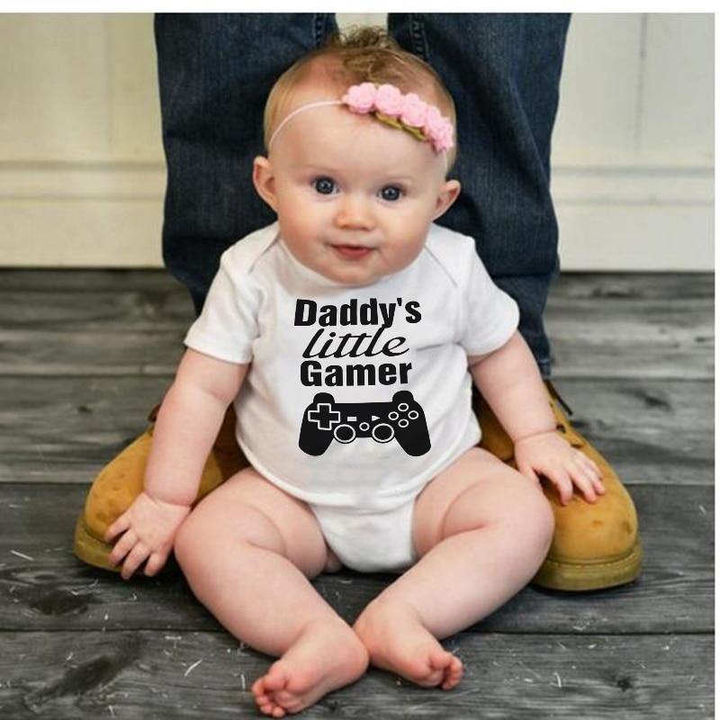 Printed Funny Newborn Baby Romper Infant Cotton with Short Sleeve for Baby Girl/Boy New Born Clothes For Kids