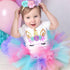 Modern New Tutu Dress Toddler Girls 1st Birthday Party Outfits Princess Costumes for 12 months Girls