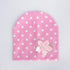 Modern Elegant Baby Girl Hat Cap With Bow and Dots Cotton Flower Beanie for Girls Butterfly Knot