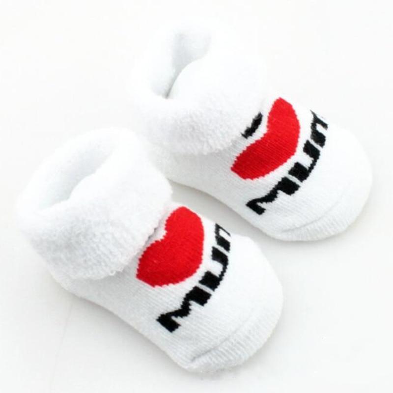 Comfortable Cute Cotton Newborn Soft Baby Girls Boys Socks Infant Toddler Stripe Anti Slip Stretchy Socks