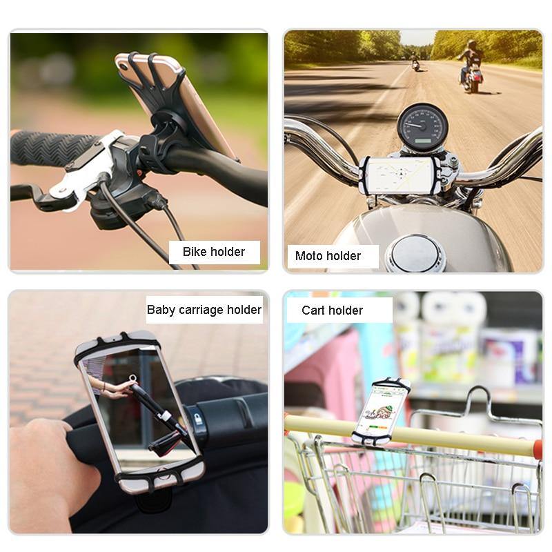 Universal Motocycle Durable Bicycle Mobile Phone Holder Cell Phone Mobile Bike Handlebar Bracket