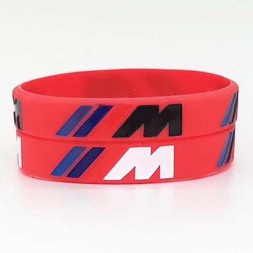 Hologram Bracelet ///M Sport M Power Black White Silicone Wristband Bangle for Auto Club Fans M3 M5 M6 3/5/7 Series