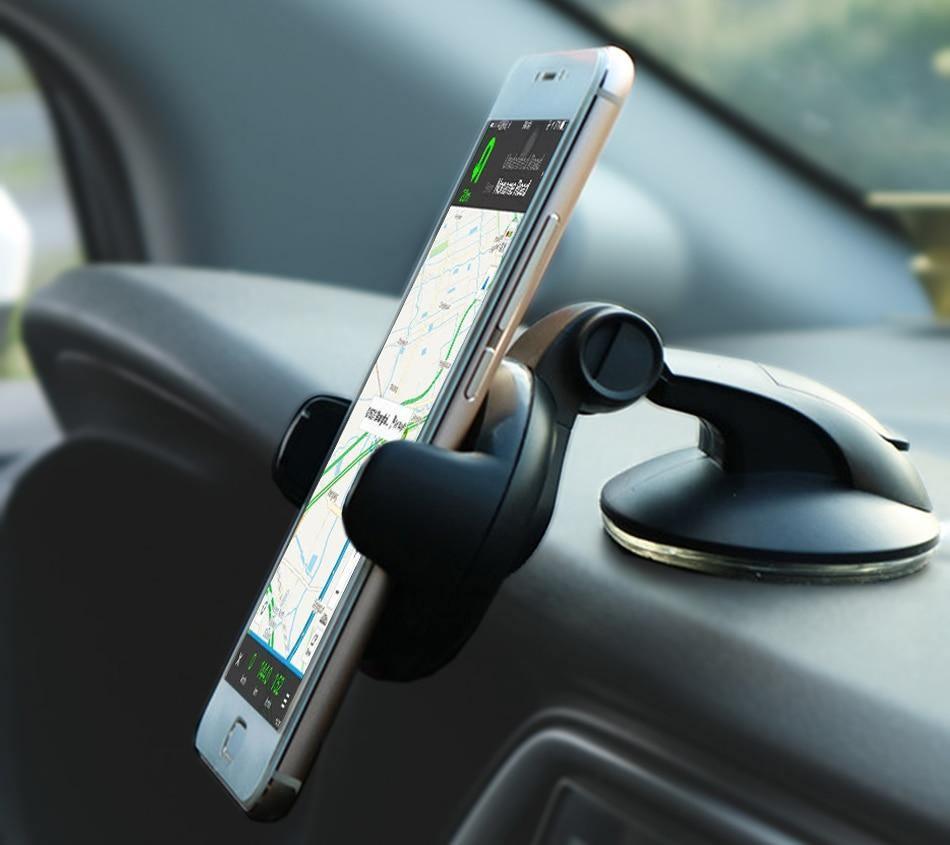 Strong Adjustable Mobile Car Holder For Phone in Car Holder Windshield Cell Stand Support