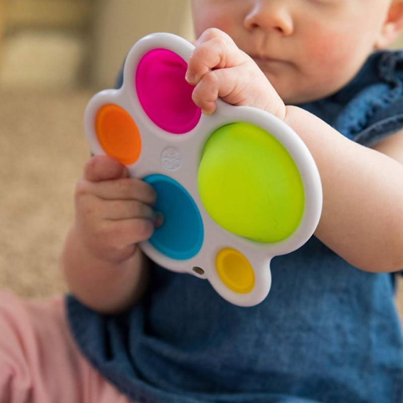 Baby Board Exercise Toys Rattle Puzzle Toys Colorful Intelligence Development Board Early Educational Board Toys For Baby Kids (Colorful)