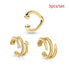 Trendy Luxury Pearl Clip on Earrings Epic Earcuffs For Women Elegant Gold Color C Shaped Stackable Ear Cuff Wedding Jewlery