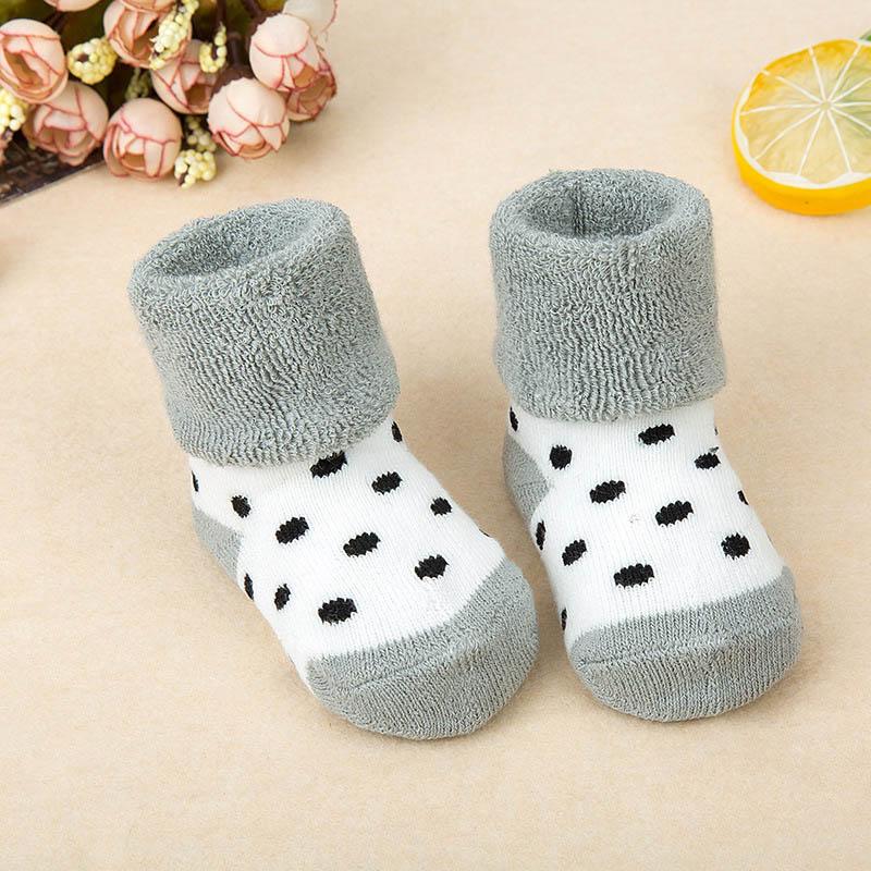 Cotton Newborn Baby Durable Anti Slip Floor Socks For Baby Boy And Baby Girl Perfect Baby Shower Gift