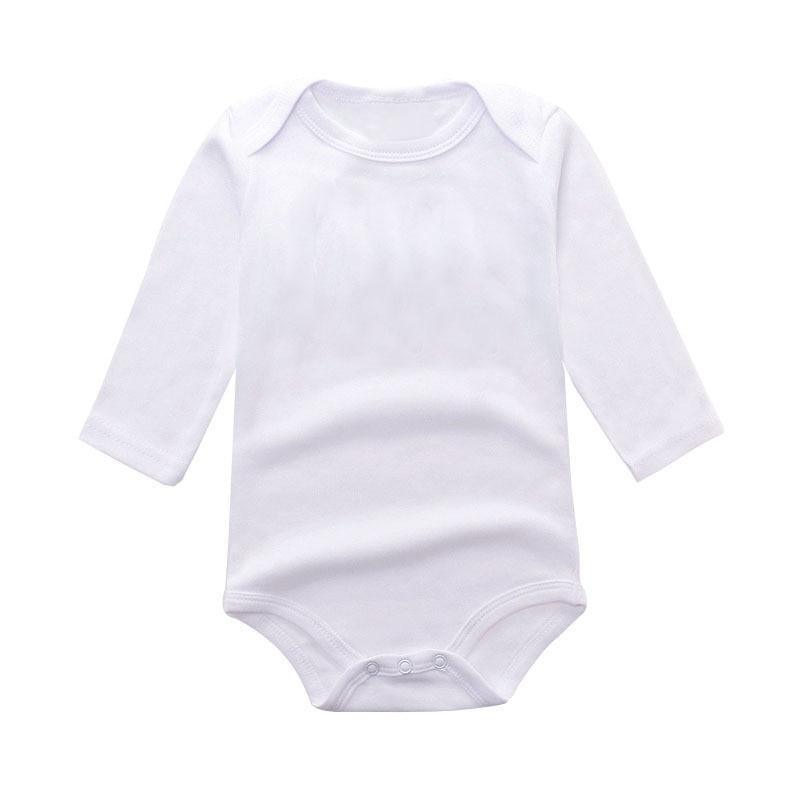 Classic Modern Solid Color Boy Girls Romper Newborn Long Sleeve Cotton Jumpsuit Tops For Girls and Boys Baby