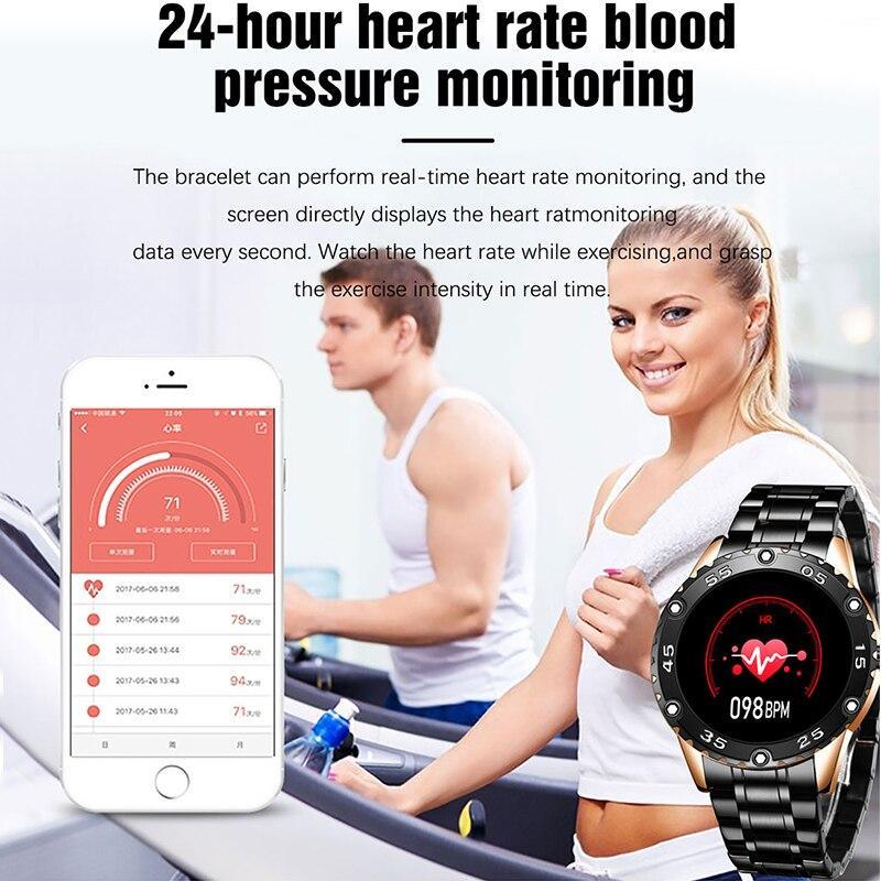 New Smart Watch For Men  With IP67 Waterproof Protecion and Heart Rate Fitness Tracker Pedometer For Android and IOS sistems Steel Band Sports Men Smart Watch