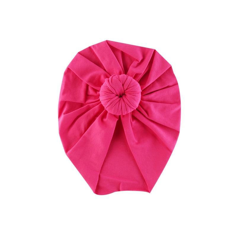 Infant Baby Headbands Solid Cotton Knot Turban Headband For Girls  Beanie Hat Headwear For Girls