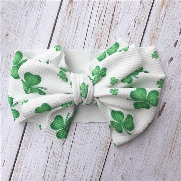 Luxury Modern printed Baby Girls Bow Hairband Turban Knot  Headband Girl Headwear Newborn Girl Turban Hairband For Girls