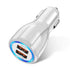 Car LED 18W 3.1A Charger Dual USB Fast Charging QC Phone Charger Adapter Cars Gadgets