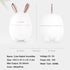 300ML Mini Air Humidifier Cute Rabbit USB Aroma Essential Oil Diffuser Colorful Night Light Car Office  Mist Maker