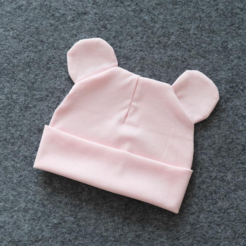 Baby Cap With Ears Cotton Warm Newborn Accessories Baby Hat For Kids Infant Toddler Beanie Cap