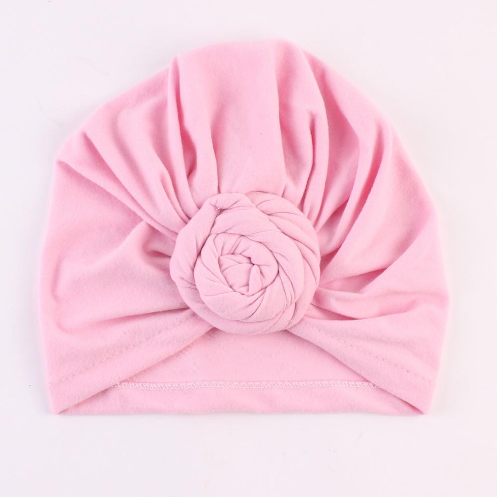 Modern Cotton Hat Handmade Baby Girls Turban Hats Twist Knot Women Caps For Mom And Daughter In Elegant Design