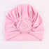 Modern Cotton Hat Handmade Baby Girls Turban Hats Twist Knot Women Caps For Mom And Daughter In Elegant Design