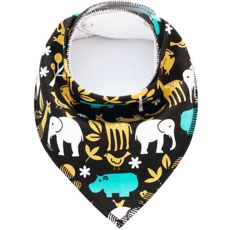 Baby Bibs Triangle scarf Cotton Cartoon Child Bandana Bib Dribble Bibs Newborn BIb for Kids