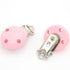 Wooden Baby Children Pacifier Holder Clip Infant Cute Round Nipple Clasps For Baby Product