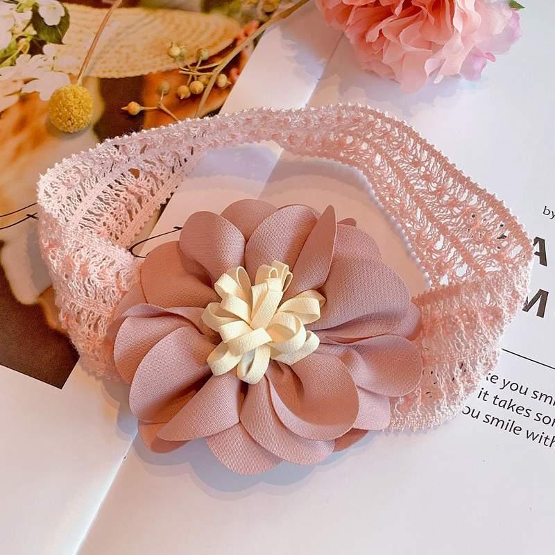 ILuxury Handmade Infant Child Hair Band Three-dimensional Alloy Rhinestone Crown Headdress  Elastic Headband Turban For Baby Girls