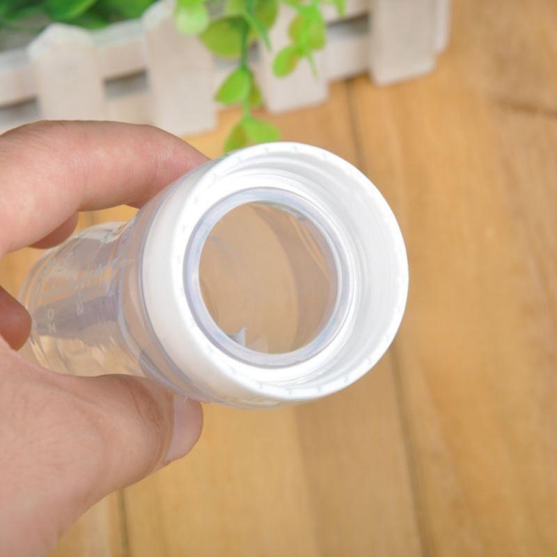 Silicone Baby Bottle With Spoon Food Supplement Bottles Squeeze Spoon Milk Feeding Bottle Cup For Baby and Kids