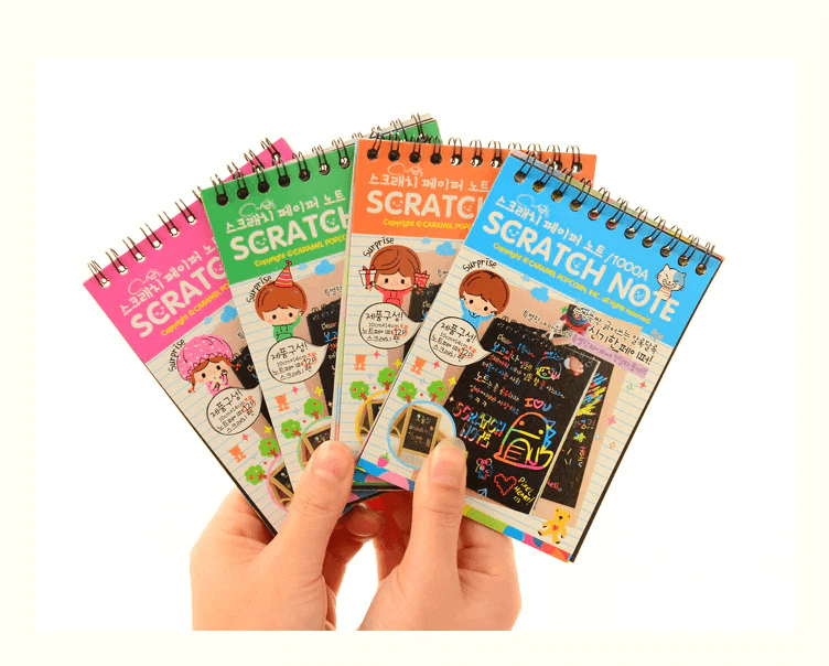 Kids Drawing Toys Scratch Paintings Magic Art Drawings Baby Educational Magic Books Child Birthday Gifts