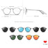 High Quality Aluminum Vintage Sunglasses for Men and Woman In Round Sunglasse Retro Glasses Style  With UV400 Protection