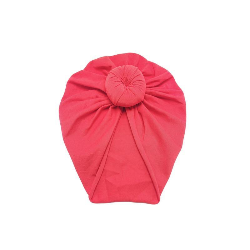 Infant Baby Headbands Solid Cotton Knot Turban Headband For Girls  Beanie Hat Headwear For Girls