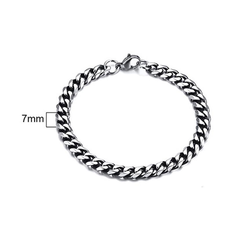 Men's Bracelet Curb Cuban Link Chain Stainless Steel Mens Womens Bracelets Bangle Gold Tone No Fade