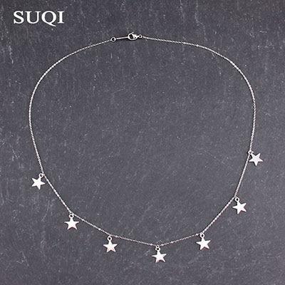 Elegant Non-Fading Luxury Stainless Steel Animal Butterfly Star Gold Necklace Amazing Women Choker Necklaces Pendants Femme Chain Jewelry Gifts