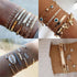 Bohemian Gold Tassel Bracelets For Women Summer Shell Clear Crystal Stone Luxury Jewelry