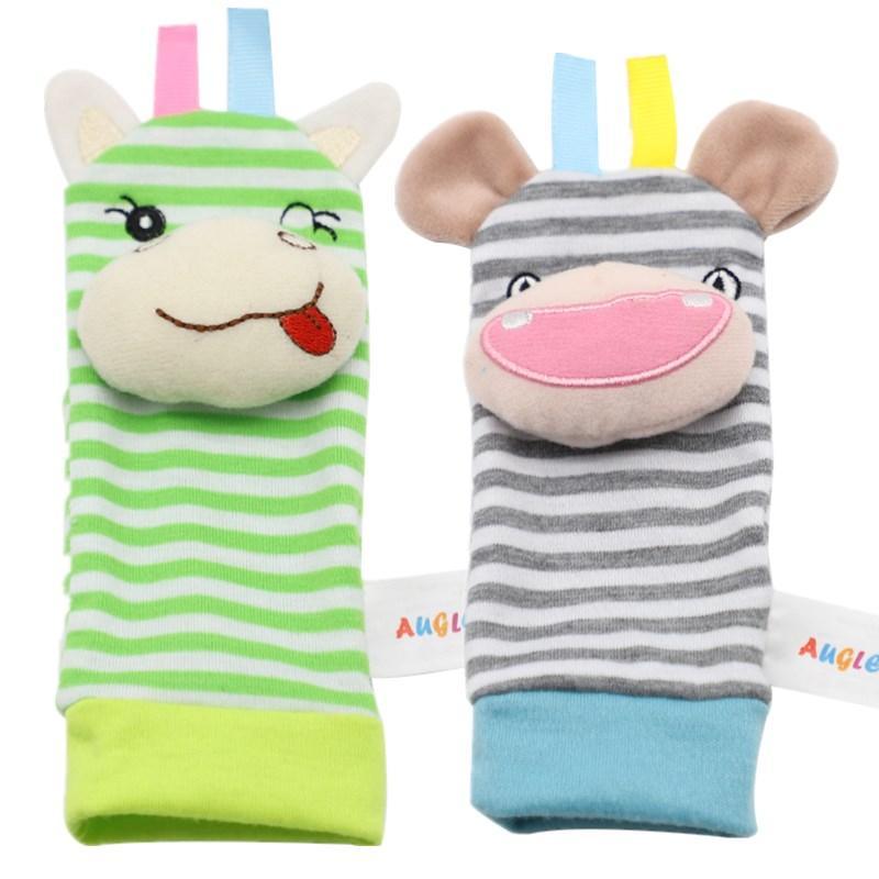 Colorful Wrist Rattles Infant Baby Kids Socks Rattle Toys Foot Socks Educational Toy High Quality Babies Gift