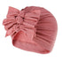 Modern Turban Baby Girls Bow Turban Hats Cotton Kids Beanie Children Hats Accessories For Girls Baby