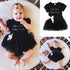 Cute Summer Newborn Baby Girls  Knee-Length Tutu Party Outfit Unique Design Perfect Gift For Her