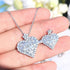 Diamond Shiny Heart Cubic Zirconia Charm Women Necklace Love Birthday Gift Formal Occasion Party Dazzling Pendent Necklace Jewelry Design