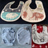 Two sides 100% Cotton Gauze Baby Bibs 6 Layers All Seasons Infant Unisex Clothing Accessories Bibs For Baby and Kids