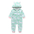 Modern Infant Baby Rompers Coral Fleece Animal Overall Baby Halloween Xmas Costume Clothes Baby jumpsuit Romper For Kids