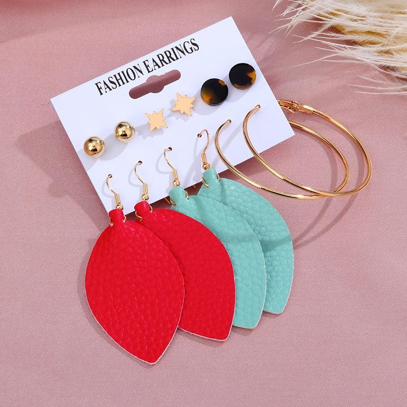 Vintage Retro Acrylic Earring Statement Luxury Tassel Earrings Korean Dangle Drop Earrings for Women Fashion earings Jewelry