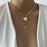 Multi Layer Lover Lock Pendant Choker Chain  Necklace For Women Luxury Jewelry Cool Style