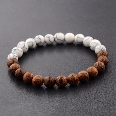 Lava Stone Men Wrist  Bracelet Natural Moonstone Bead Tibetan  Chakra Diffuser Bracelets For Men Jewelry Cool Gifts