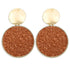 New Vintage Earrings And Geometric Shell Earrings For Women Resin Drop Earrings